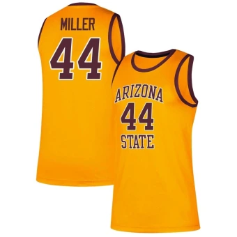 Men's Arizona State Sun Devils Adam Miller Classic Basketball Jersey - Replica Gold