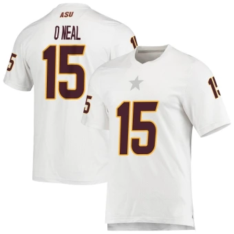 Men's Arizona State Sun Devils Elijah O'Neal AEROREADY Football Jersey - Replica White