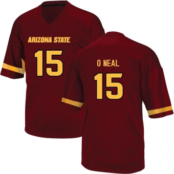 Men's Arizona State Sun Devils Elijah O'Neal Maroon Football Jersey - Game