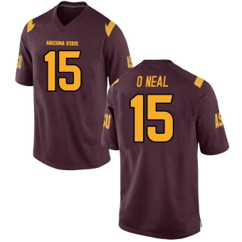 Men's Arizona State Sun Devils Elijah O'Neal Maroon Football Jersey - Replica