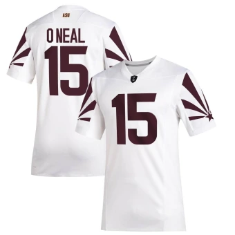 Men's Arizona State Sun Devils Elijah O'Neal Special Premier Football Jersey - Game White