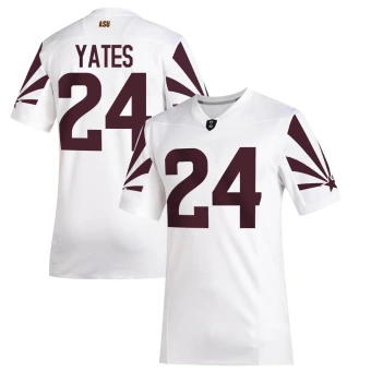 Men's Arizona State Sun Devils Isaac Yates Special Premier Football Jersey - Game White