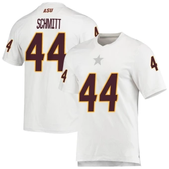 Men's Arizona State Sun Devils Sinjin Schmitt AEROREADY Football Jersey - Replica White