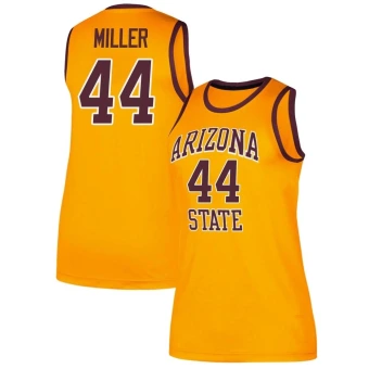 Women's Arizona State Sun Devils Adam Miller Classic Basketball Jersey - Replica Gold