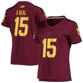 Women's Arizona State Sun Devils Elijah O'Neal Maroon AEROREADY Football Jersey - Replica