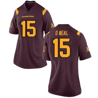 Women's Arizona State Sun Devils Elijah O'Neal Maroon Football Jersey - Game