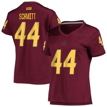 Women's Arizona State Sun Devils Sinjin Schmitt Maroon AEROREADY Football Jersey - Replica